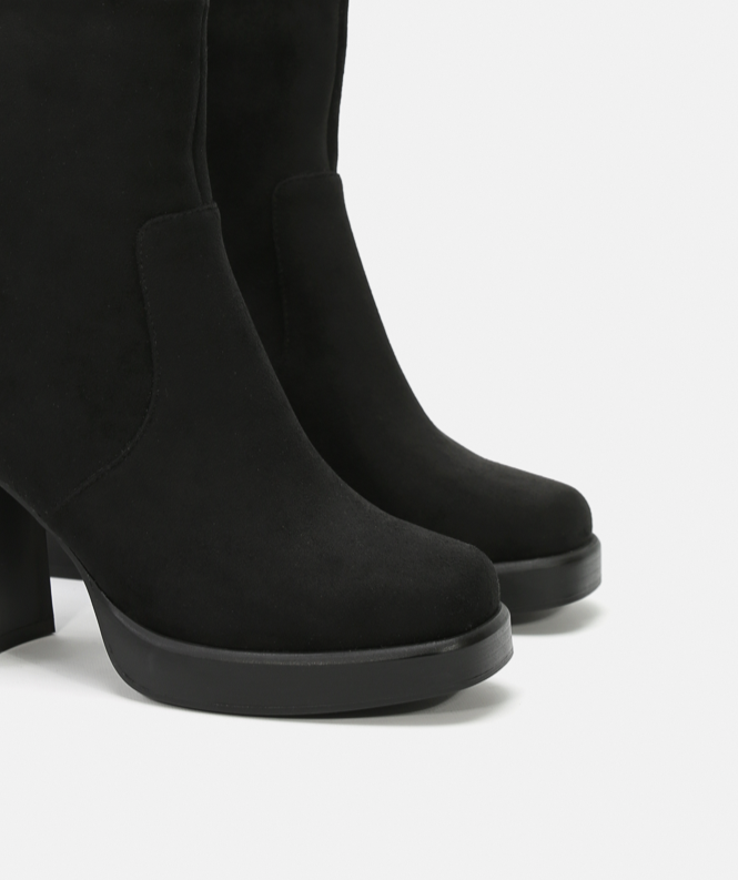 Botines tacón punta cuadrada image number null